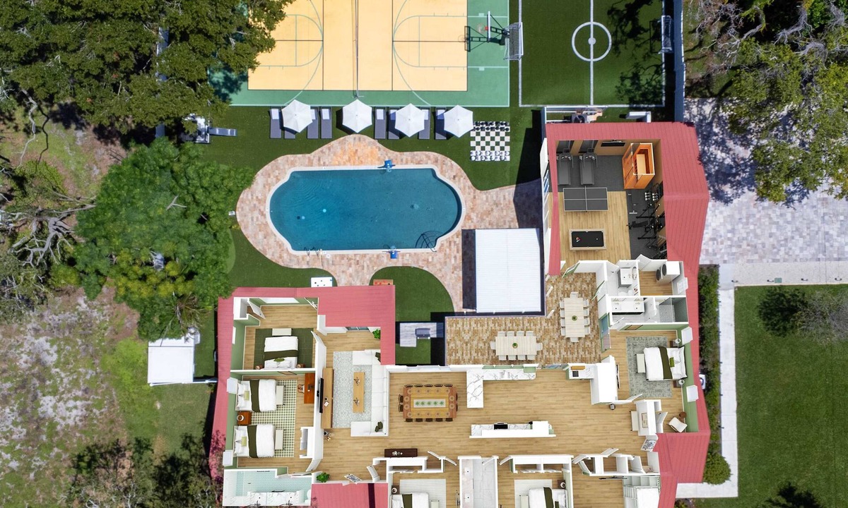 Anona House | 20 Guests | Pool Luxe Gym Sauna Pickleball