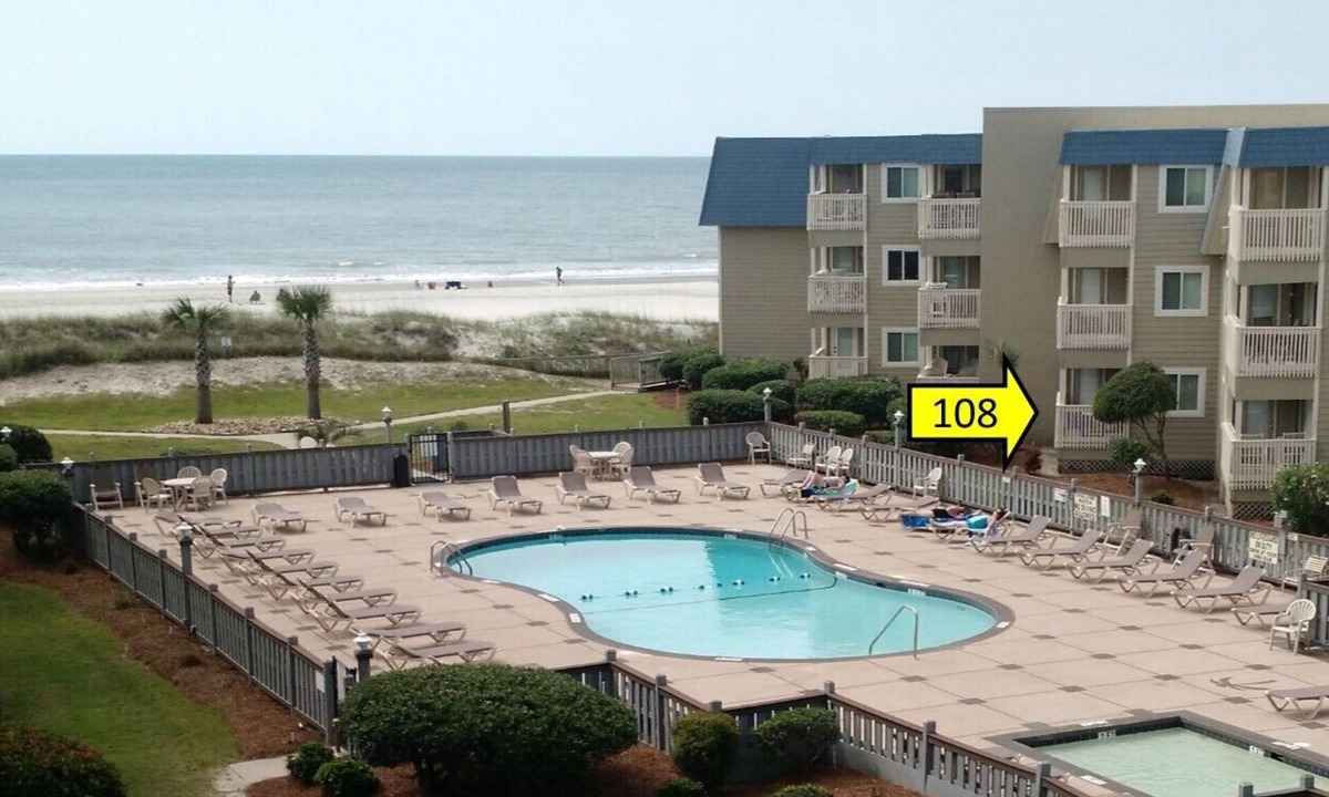 Myrtle Beach Condo | A Place at the Beach IV #108 - First floor! Just steps to beach! Shore Drive!