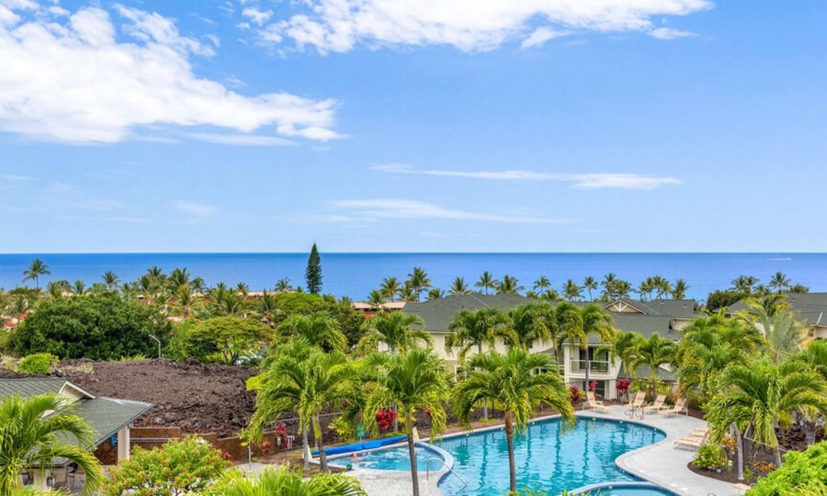 Kahaluu-Keauhou House | Aloha Condos, Na Hale O Keauhou, Townhome C-4, Ocean View, AC