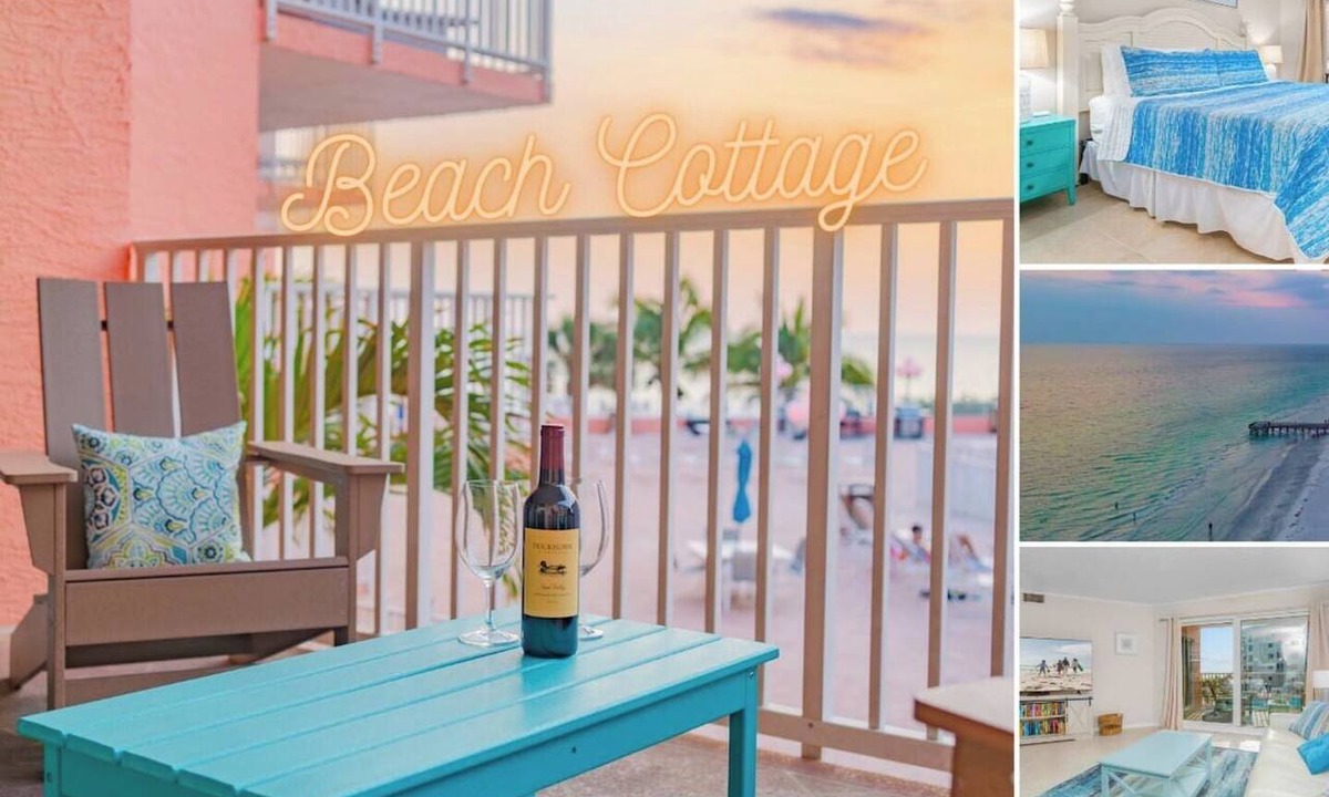 Indian Shores Condo | Beachfront 2nd Floor 3BR Condo | Gulf & Heated Pool Views | Hot Tub, Sleeps 11