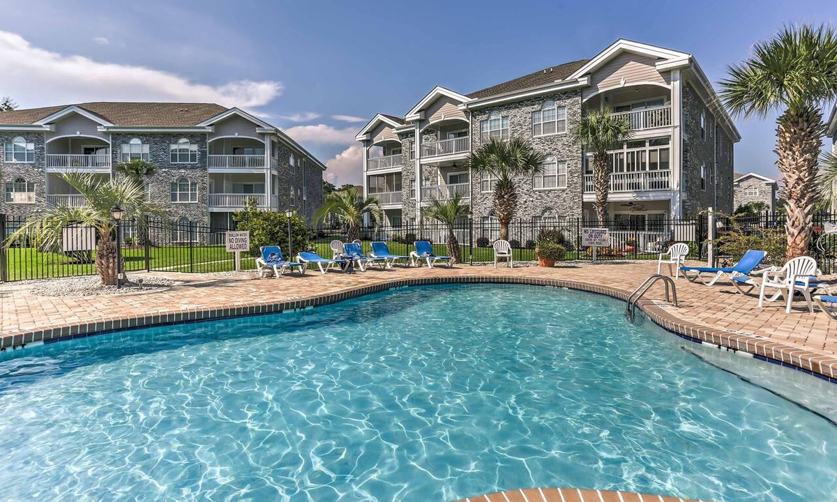 Central Myrtle Beach Condo | Central Myrtle Beach Condo w/Golf Course View!