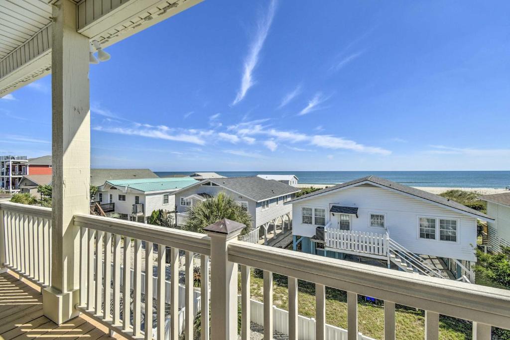 Ocean Isle Beach House | Coastal Retreat w/Double Deck & Ocean Views!