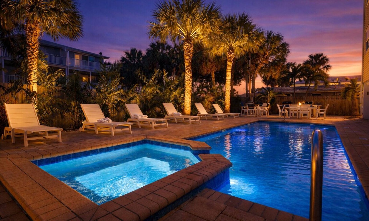 Indian Rocks Beach Resort | Condo Del Mar - Charming Fourplex w/Heated Pool, Beach Equipment, Game Room, & Steps To The Beach