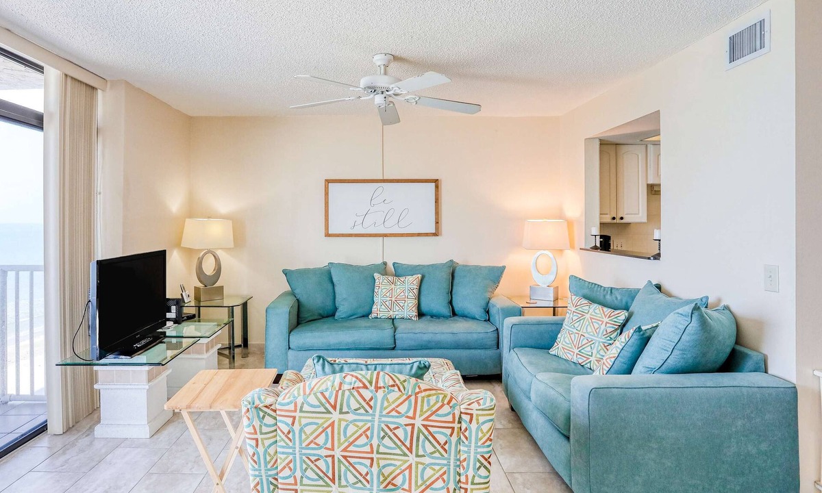Indian Shores Condo | Delightful waterfront condo with sweeping views beach access balcony and pool
