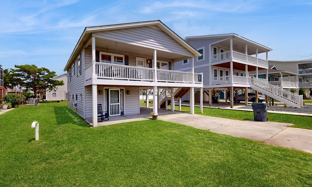 Holden Beach House | Dog-Friendly House Just Steps From Beach w/Free WiFi, Central AC, W/D, Patio