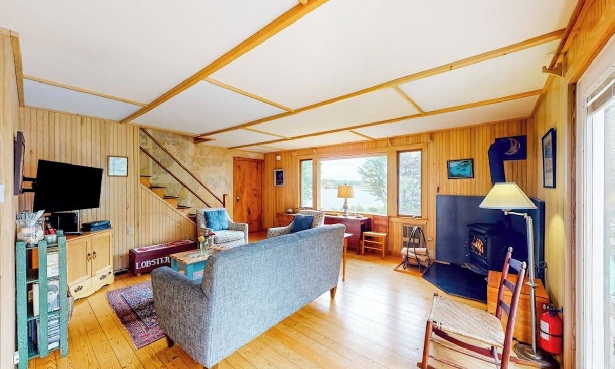 Southwest Harbor House | Dog-friendly ocean-view duplex with wood stoves, decks, grills, kitchens, ACs