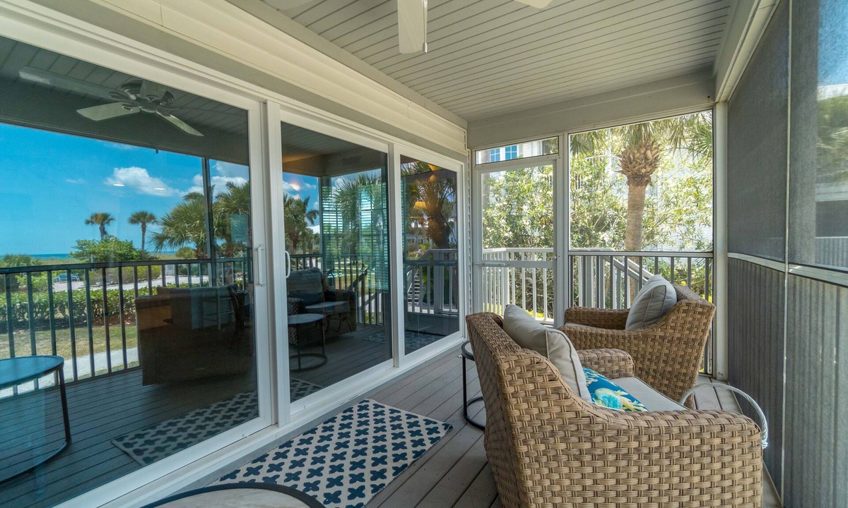 Palm Island Villa | Feel Right at Home! View of the Gulf easy access to Pool and Beach! A3611B