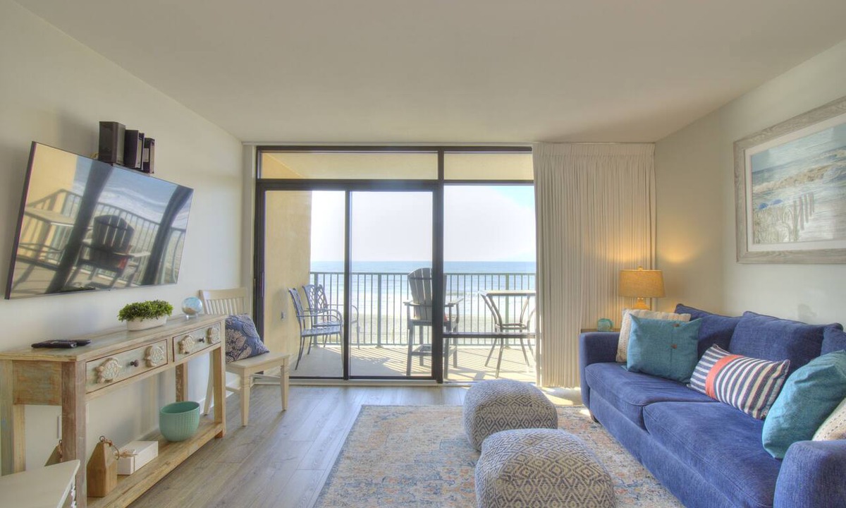 Ash Condo | Gorgeous Oceanfront 1 Bedroom with Stunning Views of the Atlantic at Verandas North Myrtle Beach