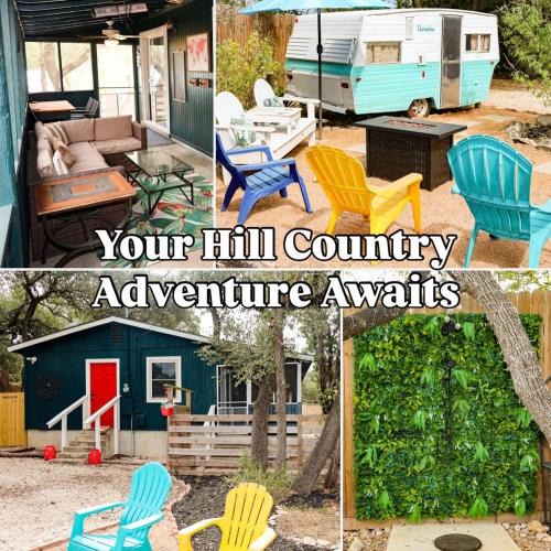 Canyon Lake House | Lake Cabin 4mins to water-Dogs OK & BONUS camper