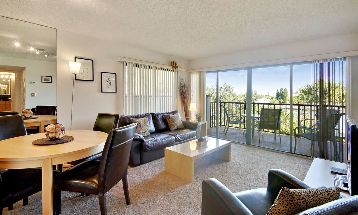 Sunset Beach Condo | Land's End 402 building 1 TOP floor|Across Pool and Hot tub|Amazing remodel!