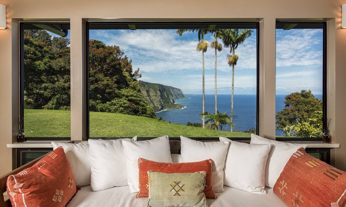 Kukuihaele House | Luxury 4BR Estate with Ocean Views, Pool, Slide & Gourmet Kitchen: Waipio Heaven