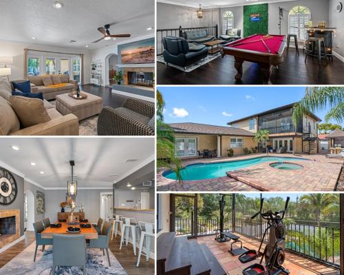 Tampa House | Luxury Mansion w Heated Pool and Spa