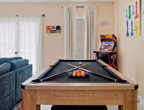 South Seminole Heights House | Modern Moroccan Villa w/Firepit, BBQ + Game Room!