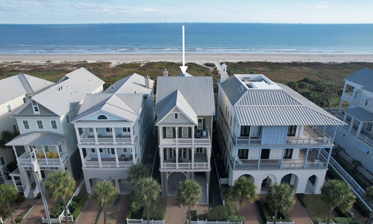 Galveston House | New Beachfront Listing - Heated Pool, Golf Cart, Elevator, Steps to Best Beach