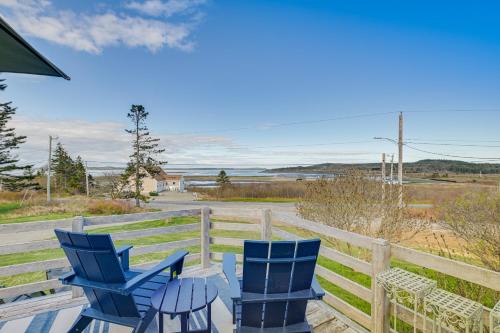 Lubec House | Peaceful Lubec Home w/Views: Walk to Beach!