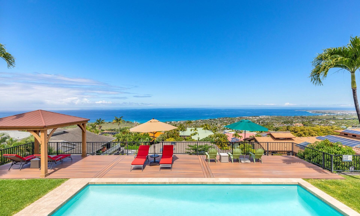 Kailua-Kona House | Permitted Luxury Home, Stunning Views, Heated Pool, Perfect Location!