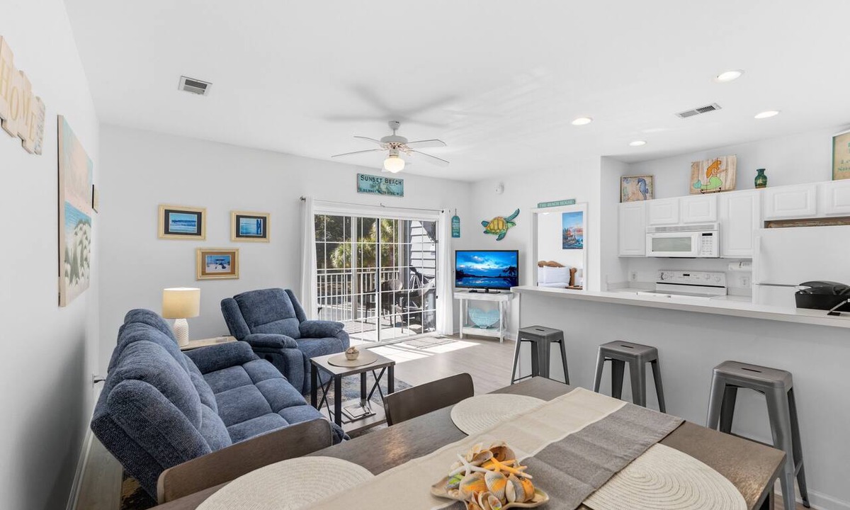 Sea Trail Condo | Quiet 2BR Golf Villa in Sunset Beach. (RP3209)