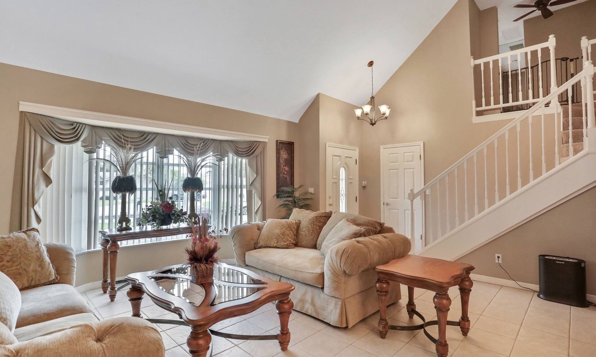 Harbor Hills House | Snowbird-friendly elegant home with waterfront location, pool, grill, fireplace