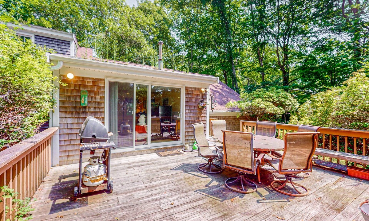 Falmouth Heights House | Spacious home near the beach with deck, W/D, AC, & central location