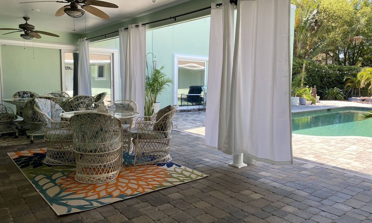 Seminole House | The Green Room with Salt Water Pool Adult Only No Pets