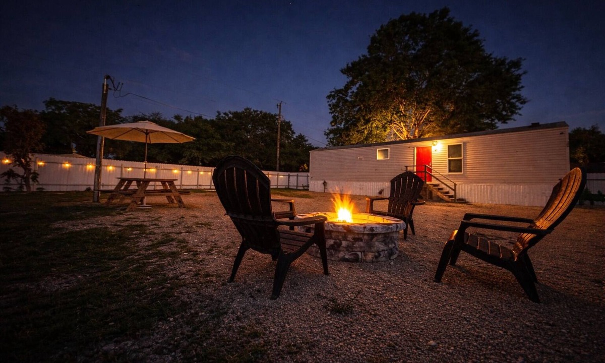 Suncoast Estates Cabin | The Red Door Cabin. North Fort Myers. Boat & Rv Parking.