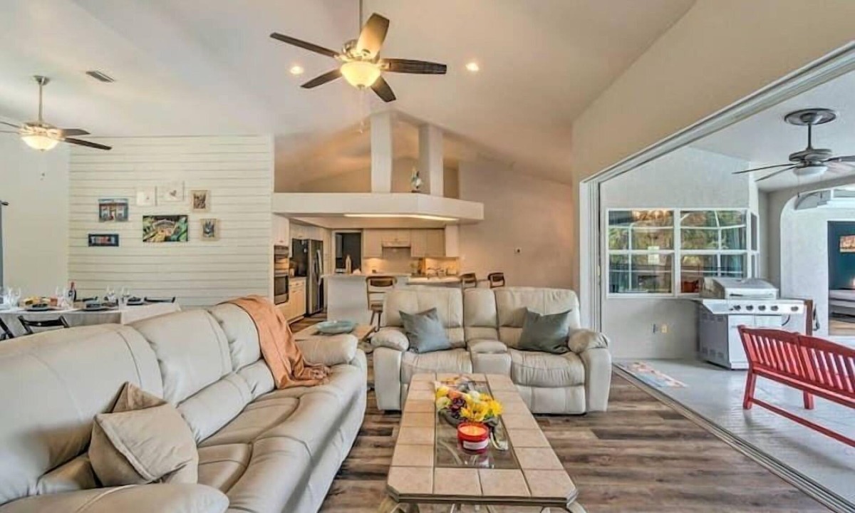 Port Charlotte House | Villa Joy Heated Pool Canal Front Dock