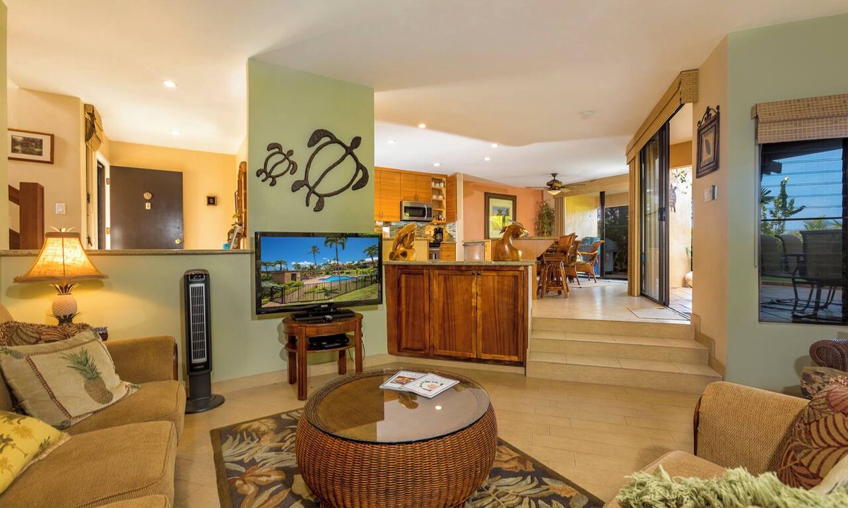 Wailea Condo | Wailea Ekahi #53-C Hawaiian Beachfront, AC throughout, Easy Pool Access, Wifi