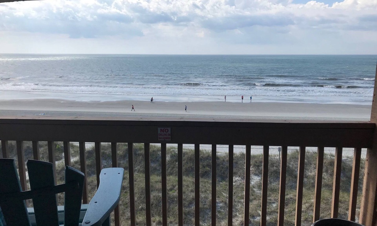 Crescent Beach Condo | Wake up to the sunrise over the Atlantic! Beautiful ocean views from balcony
