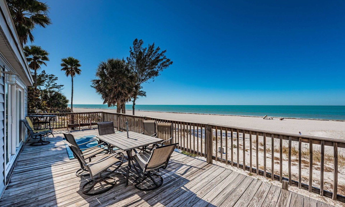 Indian Shores Cottage | Your own private Beachfront Home On the Sands of the Gulf. Can't get any closer