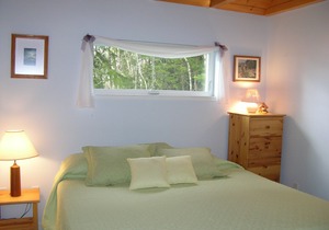 Pretty oceanfront cottage!! Roque Island views across the Bay.