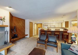 Ski-In/Out condo with patio, mountain views, washer/dryer, & cable