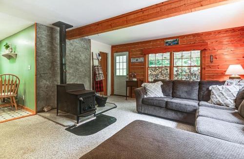 Oquossoc House | 1 Mi to Rangeley Lake: Cabin w/Wraparound Deck!