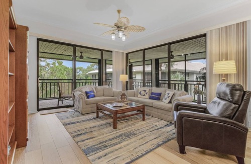 Burning Tree Condo | 2/2 Corner Unit Condo in Bonita Bay! Large Lanai Space!