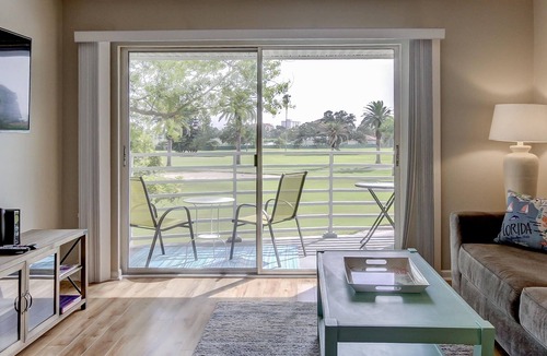Isla del Sol Condo | 2 Bedroom Golf Course View, Near the Beach!