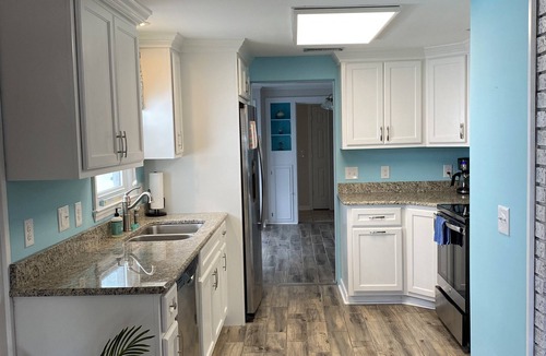 Cherry Grove Beach House | 4 BR beach house 2 blocks from ocean in Cherry Grove! Dog friendly!