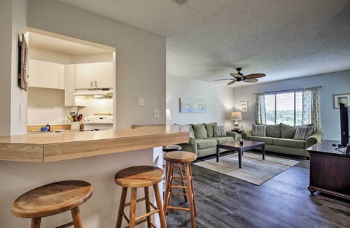 Tierra Verde Condo | Balcony & Pool: Gulfview Tierra Verde Escape!
