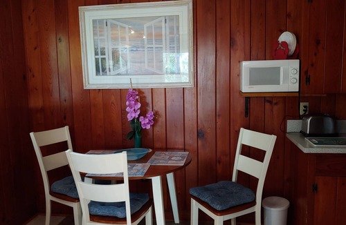 Indian Rocks Beach Cottage | Beachfront Cottages PATIO at Beautiful Sandy Shores on the Gulf of America