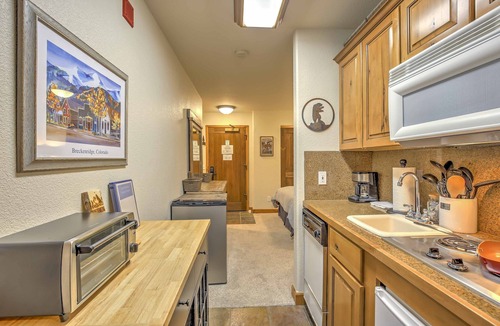 Four O'Clock Condo | Breckenridge Basecamp: Steps to Snowflake Trail!
