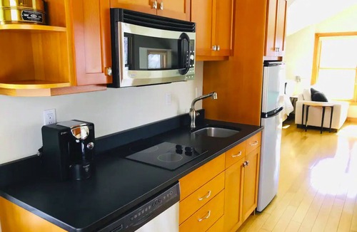 Whittier Apartment | Bright Open Studio 3 blocks to Pearl Street - A Sweet "Pool Suite" downtown.