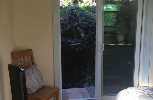 Honalo House | Bungalow 1 with large kitchen, outdoor private shower and 1/2 bath.