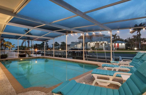 Bayshore Gardens House | Canalfront Home with Pool & Dock
