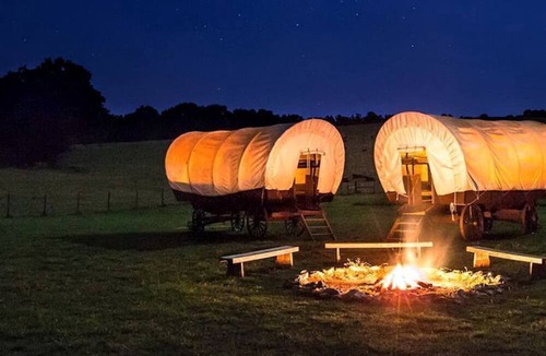Lillington House | Cape Fear River Glamping at this Lovely Covered Wagon in Lillington, North Carolina