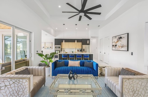 Burnt Store Villa | Charming 4-bedroom villa with AC &Heated Saltwater Pool in peaceful Cape Coral