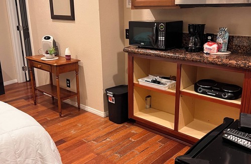 Downtown Riverside House | Charming Bedroom. In home