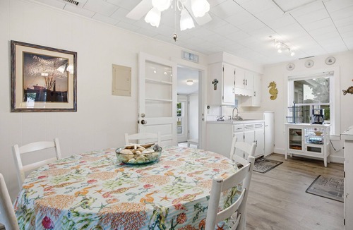 Shallotte House | Coastal Cottage: Intracoastal Waterway-view cottage with private deck, & central AC