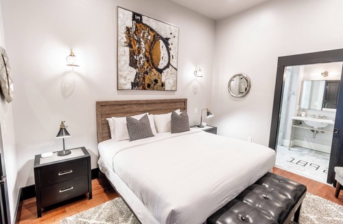Fifth Ward House | Converted Historic Firehouse in Convenient Location w/Luxurious Finishes
