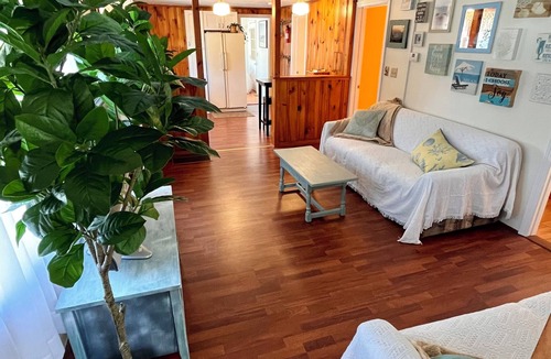 Onset Cottage | Cozy 3 bedroom,2 full bath cottage with big yard and deck near private beach.