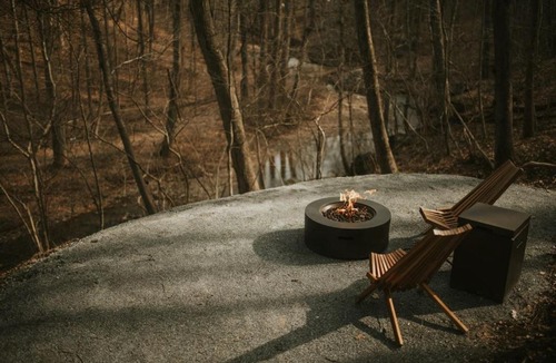 Susquehanna Trails Villa | Creekside Cabin: Sauna | Hot Tub | Fire Pit | Romantic | Peaceful | Cozy