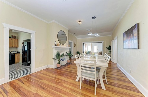 Independence Square House | Direct Beachfront Home; Sleeps 16! Steps to Sand & Dining!