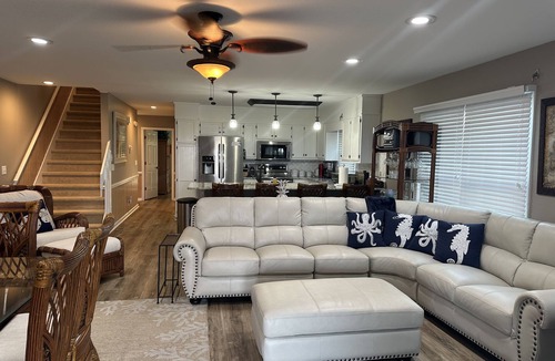 Ash House | Escape to this stunning oceanfront vacation home in Sunset Beach, NC.